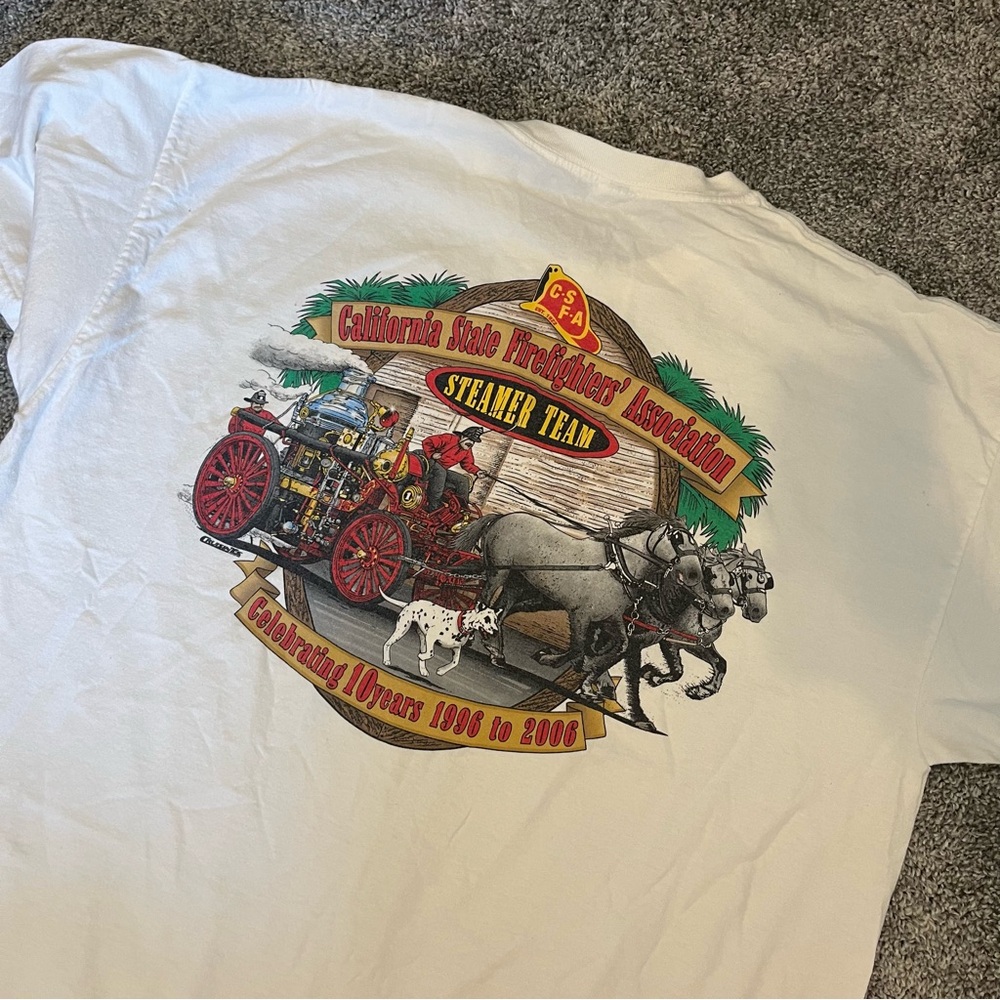 Cal State Firefighters Association tee